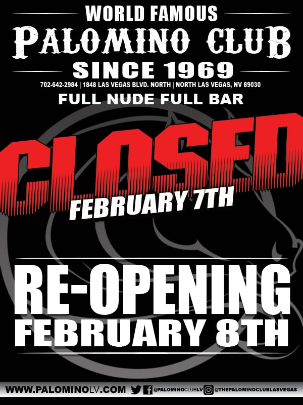 Palomino closed feb8th